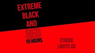 10 HOURS Extreme Fast Red Strobe Lights SEIZURE WARNING