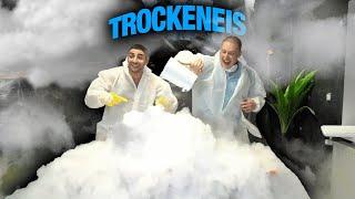 GEFÄHRLICHES TROCKENEIS EXPERIMENT  Jordan & Semih