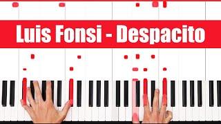Despacito Piano - How to Play Luis Fonsi Despacito Piano Tutorial