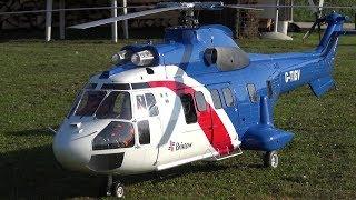 AEROSPATIALE AS-332L SUPER PUMA BRISTOW RC SCALE TURBINE MODEL HELICOPTER