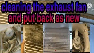 HOW TO CLEAN A EXHAUST FAN#exhaustfan #cleaning #ofwlife #challenge