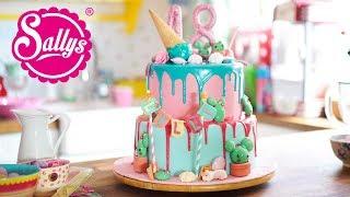 18th Birthday Cake  Geburtstagstorte zum 18.  Drip Cake  Sallys Welt