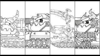 Drawing Evolution Of Waffentrager  HomeAnimations - Cartoons About Tanks