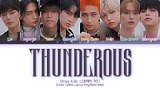 STRAY KIDS 스트레이 키즈 Thunderous 소리꾼 Lyrics Color Coded Lyrics EngRomHan