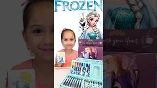 FROZEN - LET IT GO ELSA Coloring Set for Kids #shorts #frozen