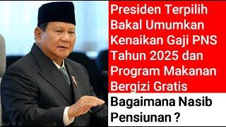 Presiden Terpilih Bakal Umumkan Kenaikan Gaji dan Makan Bergizi Gratis 2025 @kangedibae