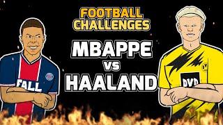 MBAPPE vs HAALAND Football Challenges Frontmen 2.10