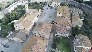 Monteriggioni Italy【Drone Tour】4K