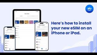 How do I install and activate eSIM on an iPhone or iPad? aloSIM eSIM tutorial