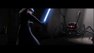 Anakin Obi-Wan and the Clones VS The Probe Assassin Droid - Star Wars The Clone Wars - 1080p HD