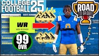 BEST WR ABILITIES AND ARCHTYPES USE THIS RIGHT NOW College Football 25 Road To Glory  BEST BUILD