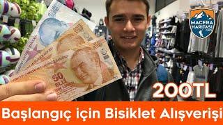 Decathlon Bisiklet Alışverişi  200 TL ile Bisiklet ekipmanı aldık.