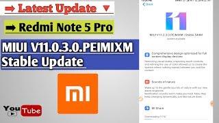  Redmi Note 5 Pro  MIUI V11 0 3 0 PEIMIXM  Stable Update