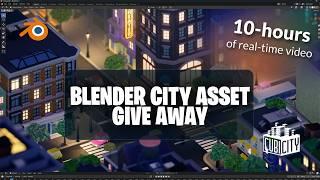 blender giveaway city assets and course