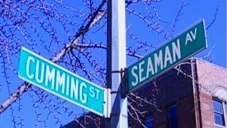 On the corner of Seaman and Cumming    Curbed