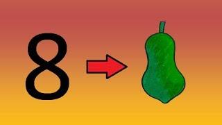 How to draw a papaya from no 8 or bengali no 4৪ দিয়ে পেঁপিয়া আঁকা