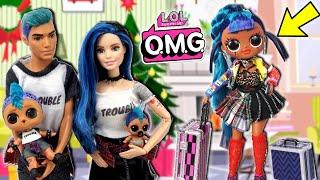 Barbie LOL Punk Boi Family OMG Sister Comes Home for The Holidays