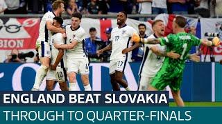 England reach Euro 2024 quarter-finals after comeback win against Slovakia  ITV News