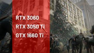 RTX 3060 vs RTX 3050 Ti vs GTX 1660 Ti  Testing 13 games with Ultra settings