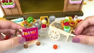 Lil Woodzeez Hoppin’ Farmers Market Playset UNBOXING and some pretend play