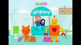 NEW Sago Mini Airport with Lily & Dad - Smart Apps for Kids