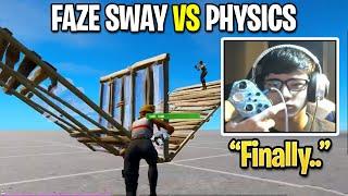 FaZe Sway 1v1 Outcast Physics in Creative Buildfight After a LONG Time Fortnite Season 3