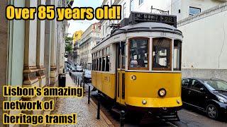 Over 85 years old Lisbons amazing heritage trams