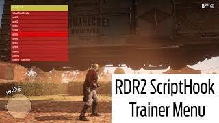 RDR2 ScriptHook Trainer Menu _ RED DEAD REDEMPTION 2 PC _ MOD 2.7K1440p _REVIEW