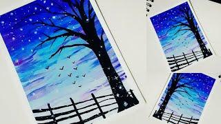 #79  Cara melukis simple dengan cat air untuk pemula  Watercolor Giotto