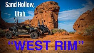 Sand Hollow UT Trail Guide  “West Rim” easy  RZR Turbo S Velocity- Turbo S Dynamix Rock Crawling