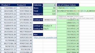 Excel Magic Trick 1425  Convert 2-Way Table to Single Column Table with INDEX & Number Incrementor