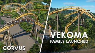 VEKOMA FAMILY LAUNCHED - Voyagers Adventure Ep5 - Planet Coaster