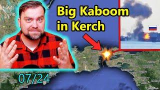 Update from Ukraine  Kerch strait Ferry Connection was Hit by Ukraine. Is the Kerch Bridge Next?