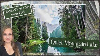 Diamond Art Club Sneak Peek “Quiet Mountain Lake” by Denise Dundon