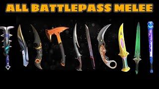 Valorant All Battlepass Knife Skins  & Animations