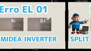 ERRO ou falha EL 01 no ar condicionado split inverter midea