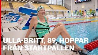 Ulla-Britt är 89 och hoppar från startpallen