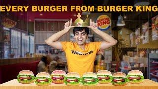 I Tried EVERY BURGER of Burger King