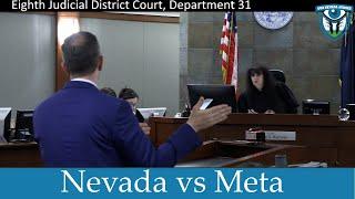 The State of Nevada vs Meta July 10 2024