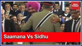 Navjot Singh Sidhu Stirs Row After Hugging Pak Army Chief In Lahore