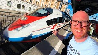 Russias Bullet Train SAPSAN First Class