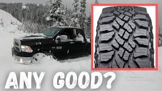 Goodyear Wrangler DuraTrac All-TerrainOff-Road Winter Tire Review  My RAM 1500 Snow Tire Choice 