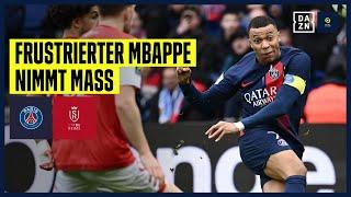 Mbappe schiebt Frust Paris tritt auf der Stelle PSG - Stade Reims 22  Ligue 1  DAZN