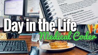 Day in The Life of a Medical Coder  Working from Home Vlog  Code with Me