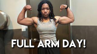 Building HUGE ARMS As A Teen Girl  Full Arm Workout