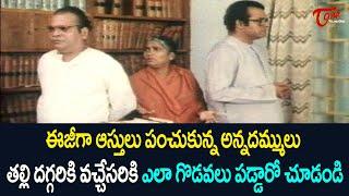 ఆస్తులు పంచుకున్న అన్నదమ్ములు తల్లి దగ్గరికి వచ్చేసరికి ఎలా గొడవ పడ్డారో చూడండి  TeluguOne