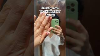 TRANSPARENT TOPS TRY ON HAUL  Jade Agnello dressing room