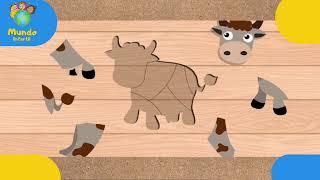 QUEBRA-CABEÇA INFANTIL – ANIMALS PUZZLES – QUAL É O ANIMAL? – MONTANDO QUEBRA CABEÇA