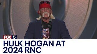 Hulk Hogan hulks up at 2024 RNC for Trump  FOX 5 News