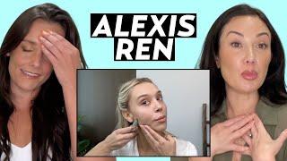 Reacting to Alexis Rens Skincare Routine with a Cosmetic Chemist  Susan Yara